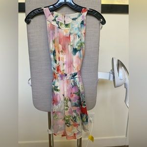 Silk Floral Top (Small) (Multi Color)